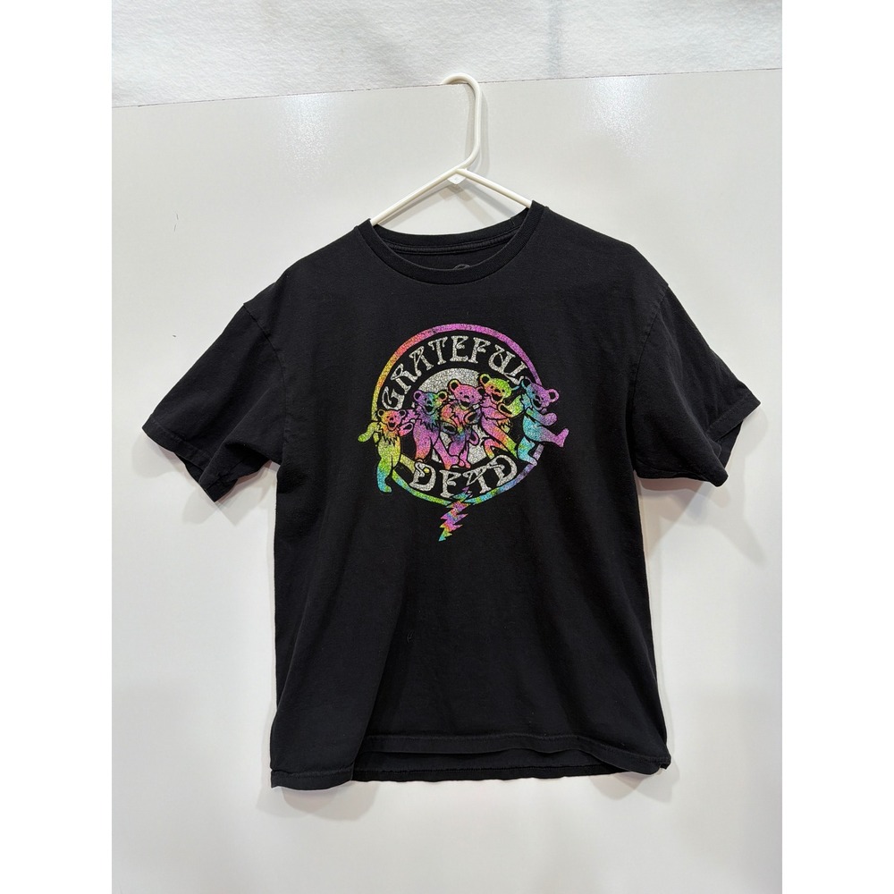 Grateful Dead Dancing Bears Tie Dye T Shirt Black Size L 2021‎